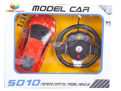 Steering Wheel Controlled Model Scale Rechargeable RC Racing Speed Car