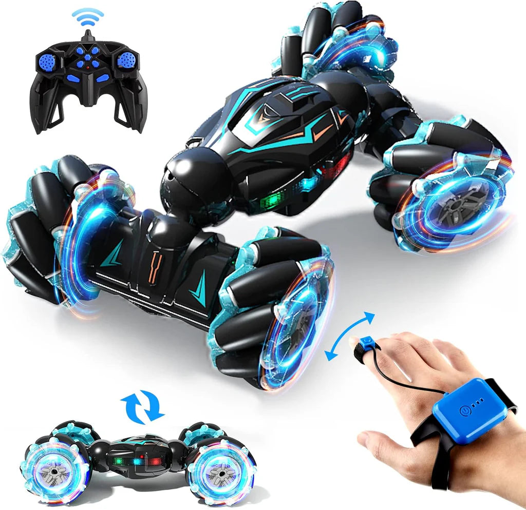 "360° Stunt 4WD RC Car - Gesture Sensor Off-Road Toy"